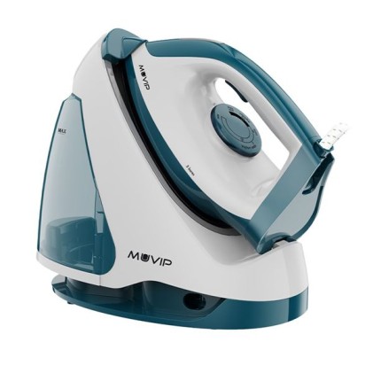 Stazione da stiro a vapore Muvip MV0650 - Potenza 2200W - Serbatoio da 1,2L - Piastra in ceramica - Funzione di blocco del ferro