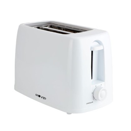 Tostapane Muvip MV0642 da 650 W - Capacit&agrave; per 2 fette - 6 livelli di doratura - Pulsante di annullamento - Vassoio inferiore rimovibile per una facile pulizia