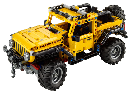 LEGO 42122 Jeep Wrangler, 665 pezzi, Macchina Giocattolo, Set da Costruzione SUV Fuoristrada