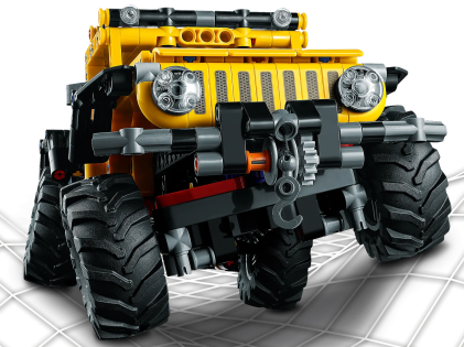 LEGO 42122 Jeep Wrangler, 665 pezzi, Macchina Giocattolo, Set da Costruzione SUV Fuoristrada