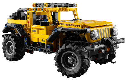 LEGO 42122 Jeep Wrangler, 665 pezzi, Macchina Giocattolo, Set da Costruzione SUV Fuoristrada