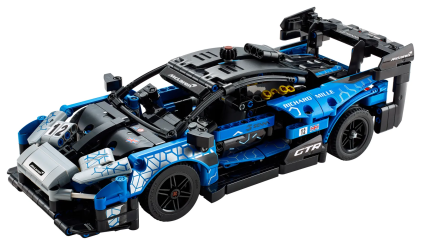 LEGO 42123 McLaren Senna GTR, 830 pezzi, Auto da Corsa da Collezione, Modello da Costruire