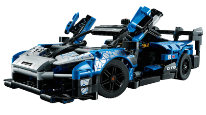 LEGO 42123 McLaren Senna GTR, 830 pezzi, Auto da Corsa da Collezione, Modello da Costruire