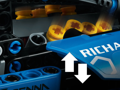 LEGO 42123 McLaren Senna GTR, 830 pezzi, Auto da Corsa da Collezione, Modello da Costruire