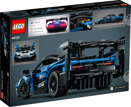 LEGO 42123 McLaren Senna GTR, 830 pezzi, Auto da Corsa da Collezione, Modello da Costruire