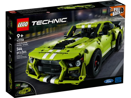 LEGO 42138 Ford Mustang Shelby GT500, 544 pezzi, Modellino Auto da Costruire, Macchina Giocattolo con App AR