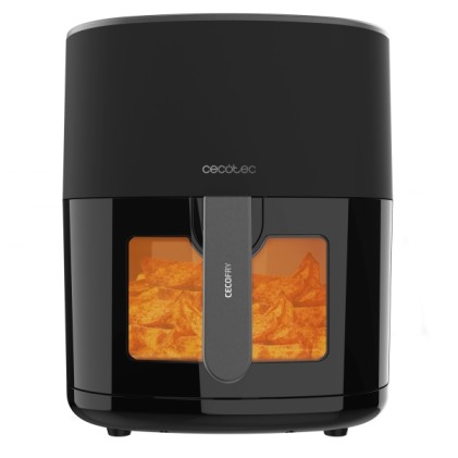 Cecotec Cecofry Fantastik Window 6500 Friggitrice ad aria - 1700W - Capacit&agrave; 6,5L - Display digitale - Temperatura regolabile fino a 200&ordm;C - Multifunzione - Finestra di visualizzazione - Nero