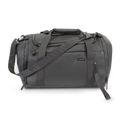 Borsa sportiva da viaggio Lagart 45L - Scomparti multipli - Maniglie - Tracolla regolabile - Dimensioni 47x27x24cm - Nera