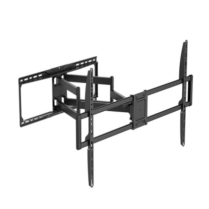 Supporto a parete con braccio articolato rinforzato Cromad CR1217 per TV da 50" a 105" - Orientabile, inclinabile ed estensibile - Portata massima 75 kg - VESA 600x400 mm