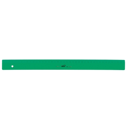 Righello Safta da 40 cm - Graduato - Colore verde