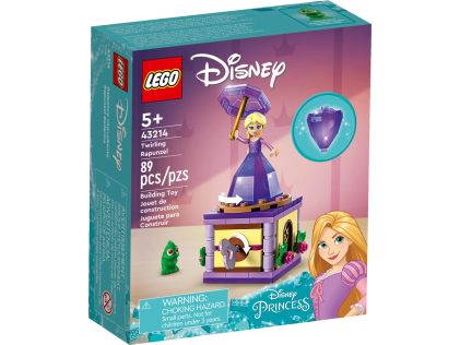 LEGO 43214 Rapunzel rotante, 89 pezzi, Disney Princess