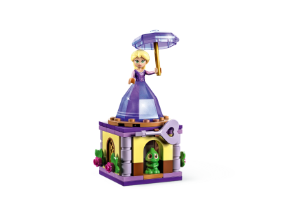 LEGO 43214 Rapunzel rotante, 89 pezzi, Disney Princess