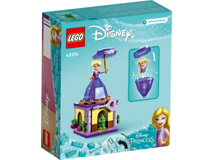 LEGO 43214 Rapunzel rotante, 89 pezzi, Disney Princess