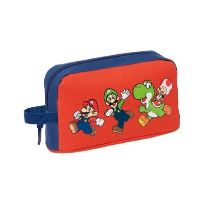 Safta Super Mario Mamma Mia 1.7L Portapranzo termico - Interno rivestito in alluminio - 215x65x120mm - Rosso e blu