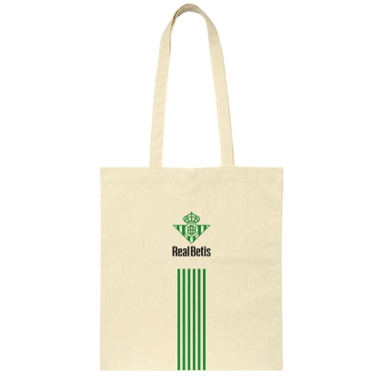 Borsa tote Safta Real Betis Balompie - Borsa in tela - Manici - Beige