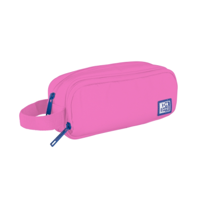 Astuccio Oxford B-Smart - 3 scomparti - Maniglia laterale - Realizzato in materiale riciclato - Rosa