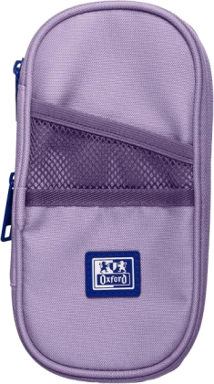 Astuccio espandibile Oxford B-Max - 1 scomparto capiente - 2 tasche esterne - Realizzato in materiale riciclato - Lavanda