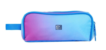 Astuccio Oxford Gradient - 3 cerniere - Maniglia laterale - Realizzato con materiale riciclato - Blu mistico