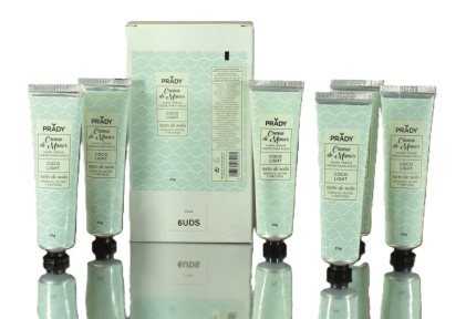 Crema mani leggera al cocco Prady - Tubetto da 35 g