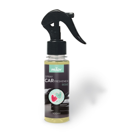 Deodorante per auto Prady Baby - Flacone da 100 ml - Flacone spray