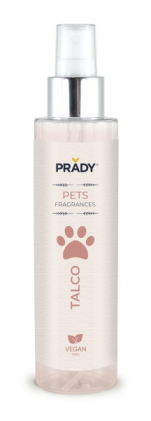Talco profumato per animali Prady - Flacone da 150 ml - Flacone spray