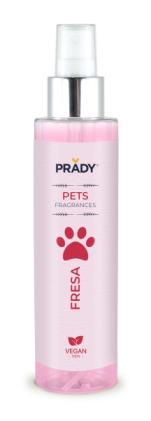 Profumo per animali Prady alla fragola - Flacone da 150 ml - Flacone spray