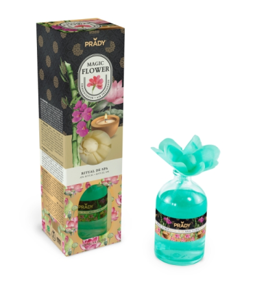 Deodorante per ambienti Prady Magic Flower Spa Ritual - Flacone in vetro da 100 ml