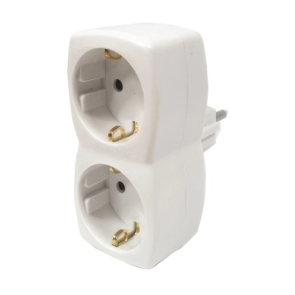 Hama 00108876 adattatore per presa di corrente Tipo C (Europlug) Bianco
