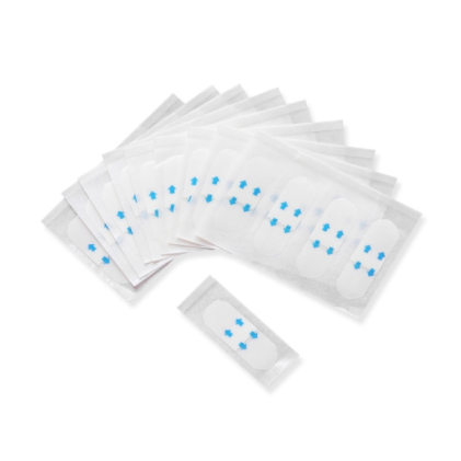 Innovagoods Liftrik Confezione da 40 cerotti invisibili per lifting del viso - Impermeabili - Universali - Monouso - 40x1,2 cm - Trasparenti