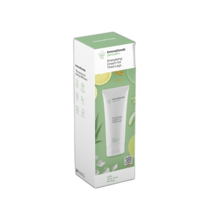 Innovagoods Zencalm Crema Energizzante per Gambe Stanche con CBD - 200 ml - Vegana - Adatta alle Pelli Sensibili - Dermatologicamente Testata - Non Testata su Animali