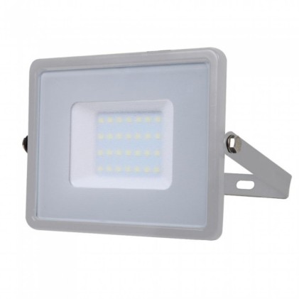 V-TAC PRO Faro LED SMD Chip Samsung 30W Colore Grigio 4000K IP65
