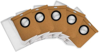 Cecotec Confezione da 5 sacche di ricambio per conga X50/X70/X100 - Installazione rapida - Bianco