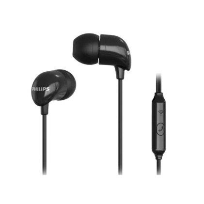 Cuffie in-ear cablate Philips - Jack da 3,5 mm - Microfono integrato - Pulsante multifunzione - Nero