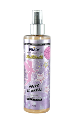 Prady Brilli Brilli Body & Hair Mist Fairy Dust - Flacone da 250 ml - Flacone spray