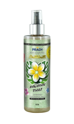 Prady Brilli Brilli Body & Hair Mist Hawaiian Tiare - Flacone da 250 ml - Spray