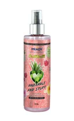 Prady Brilli Brilli Body & Hair Mist Pineapple and Stuff - Flacone da 250 ml - Sprayer