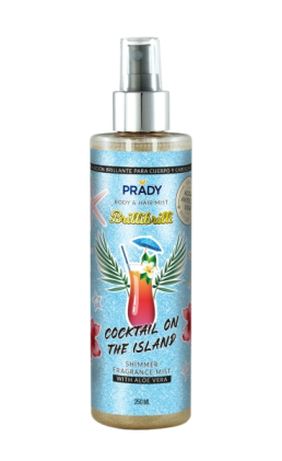 Prady Brilli Brilli Body & Hair Mist Cocktail on the Island - Flacone da 250 ml - Spray Spray
