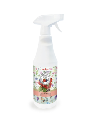 Spray deodorante per ambienti Prady al profumo di frutti rossi - Flacone da 700 ml - Flacone spray