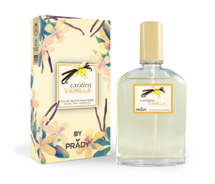 Prady Cologne Collezione Frutti Esotici Vaniglia - Flacone da 90 ml - Flacone spray