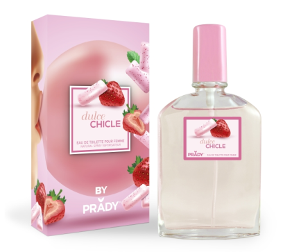 Prady Cologne Collezione Frutta Gomma da Masticare Dolce - Flacone da 90 ml - Flacone Spray
