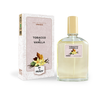 Prady Colonia Unisex Tabacco e Vaniglia - Flacone da 90 ml - Flacone spray