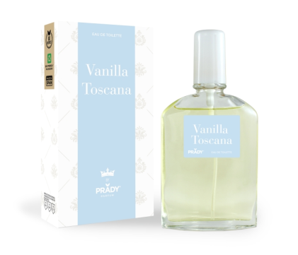 Prady Colonia Unisex Vaniglia Toscana - Flacone da 90 ml - Flacone spray