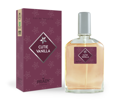 Prady Colonia Unisex Cuttie Vaniglia - Flacone da 90 ml - Flacone spray