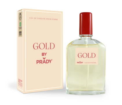 Prady Gold - Colonia da donna - Flacone da 90 ml - Flacone spray