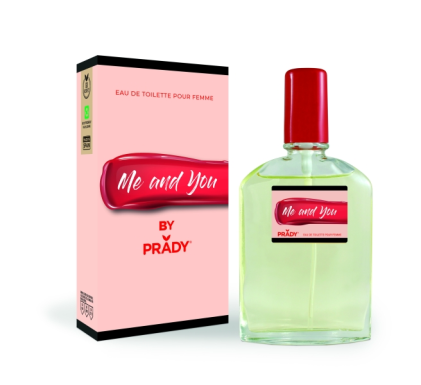Prady Me and You - Eau de Cologne da donna - Flacone da 90 ml - Spray