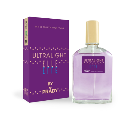 Prady Ultralight Elle Eau de Cologne da donna - Flacone da 90 ml - Flacone spray