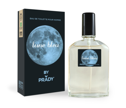 Profumo da uomo Prady Lune Blue - Flacone da 90 ml - Flacone spray