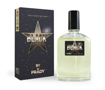 Profumo da uomo Prady nero - Flacone spray da 90 ml