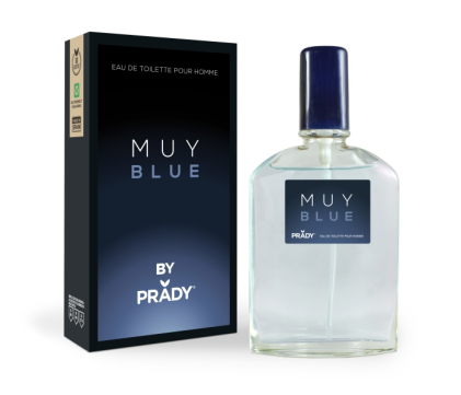Profumo da uomo Prady Very Blue - Flacone da 90 ml - Flacone spray