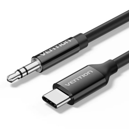 Cavo DAC Vention Audio - Lunghezza 1,5 m - Connettore da 3,5 mm - USB-C - Colore nero